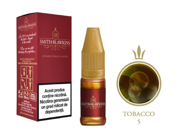 Tobacco 5 - 12 mg/ml, Smith&Blawkins Red 10ml [1]