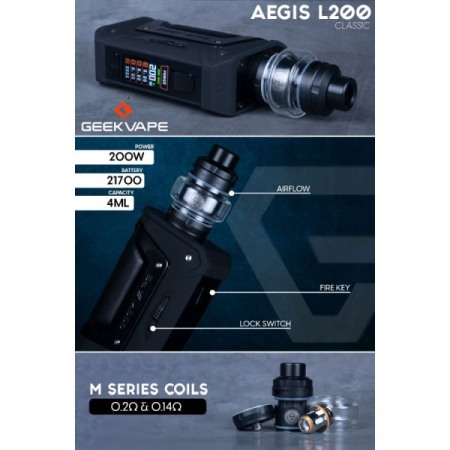 GeekVape - Aegis Legend 2 - L200 (21700), Geekvape