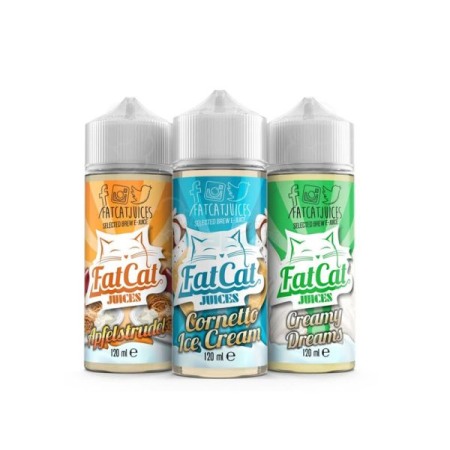 Lichid tigara electronica fara nicotina - Apfel Strudel, FatCat 120 ml