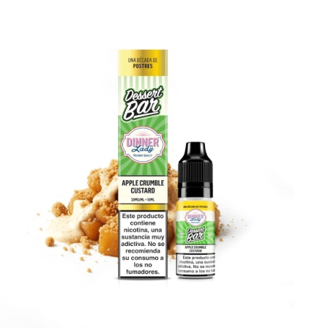 Lichide - Apple Crumble Custard, Dinner Lady Salts 10ml