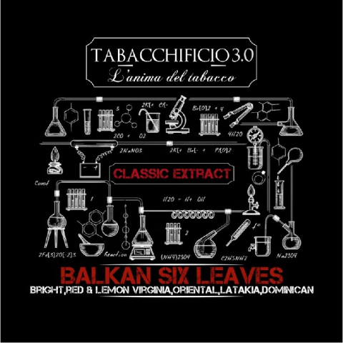 Tabacchifcio 3.0 - Aroma Balkan Six Leaves - Classic Blends 20ml, Tabacchificio 3.0