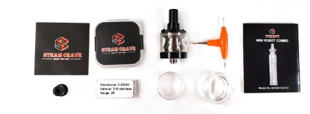 Atomizor Mini Robot RTA, Steam Crave [4]