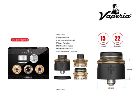 RDA - Atomizor Requiem RDA, Vandy Vape