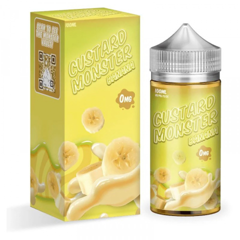 Banana Custard Monster, Monster Vape 100ml [1]