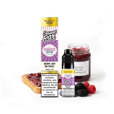 Lichide - Berry Jam On Toast, Dinner Lady Salts 10ml