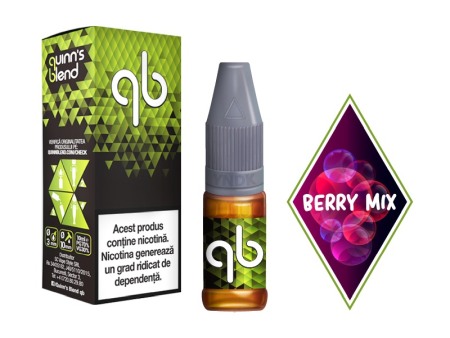 Lichid tigara electronica fara nicotina - Berry Mix / QB Green / 0 nicotina