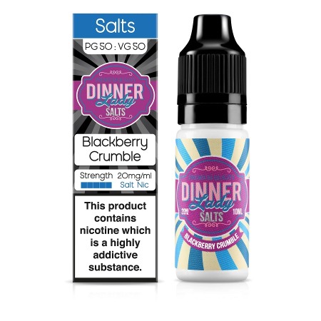 D-F - Blackberry Crumble, Dinner Lady Salts 10ml