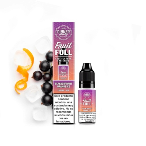 Lichide - Blackcurrant Orange Ice, Dinner Lady Salts 10ml
