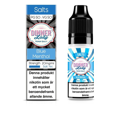 D-F - Blue Menthol, Dinner Lady Salts 10ml