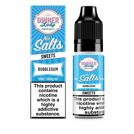 D-F - Bubble Gum, Dinner Lady Salts 10ml