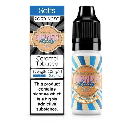 D-F - Caramel Tobacco, Dinner Lady Salts 10ml
