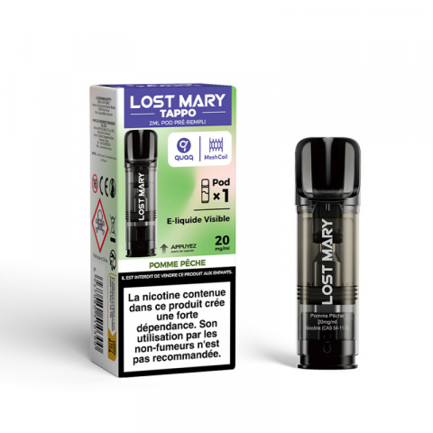 Disposable - Cartus Pomme Peche Tappo  20mg 2ml, Lost Mary