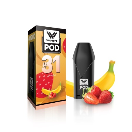 V-X - Cartus Vapepro POD Pro - #31 Banana Strawberry