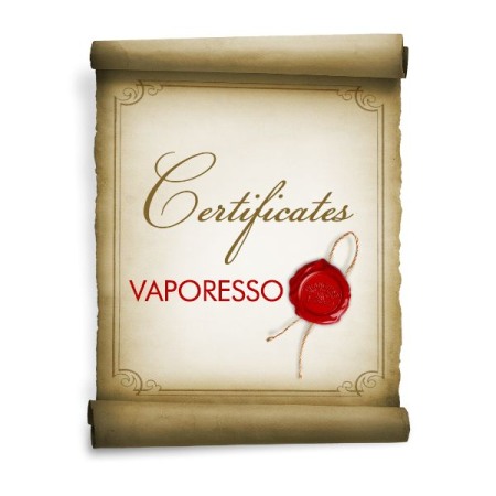 Certificate - CERTIFICATE VAPORESSO