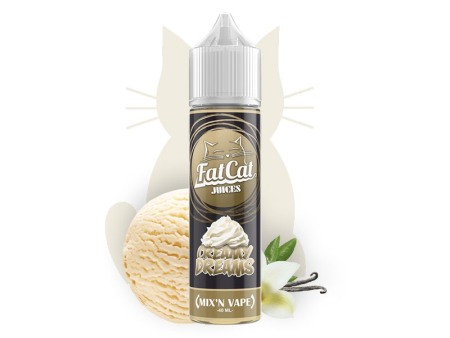Lichid tigara electronica fara nicotina - Creamy Dreams, FatCat 40 ml