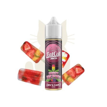Lichid tigara electronica fara nicotina - Fruity Ice Pops, FatCat 40 ml