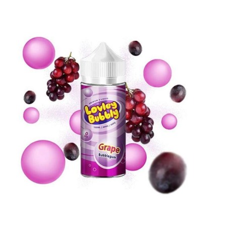 Lovley Bubbly - Grape Bubblegum, Lovley Bubbly 100ml