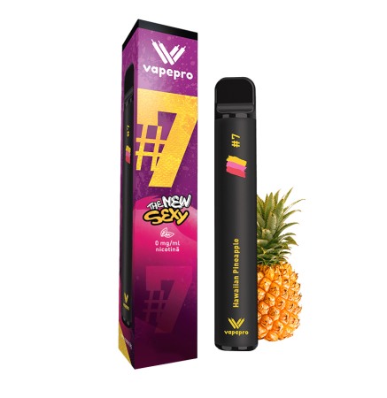 Disposable - Hawaiian Pineapple #7, 1400 pufuri, Vapepro