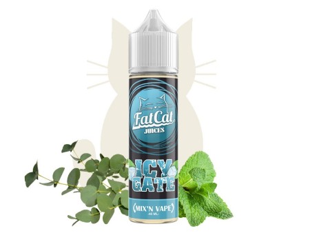 Lichid tigara electronica fara nicotina - Icy Gate, FatCat 40 ml