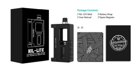KIL-LITE 60 Box Mod 60W Ambition Mods x Kilic BLACK [2]