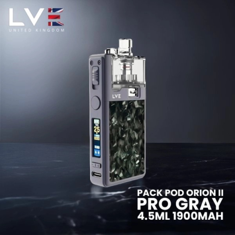 Kit Pod Orion II Pro + RBA, LVE - Gray Forged Carbon [2]