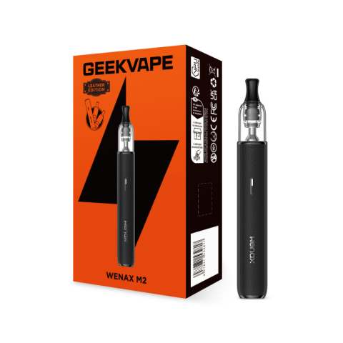 Kit Wenax M2 Leather Edition 1200mAh, Geekvape - Volcanic Black [1]
