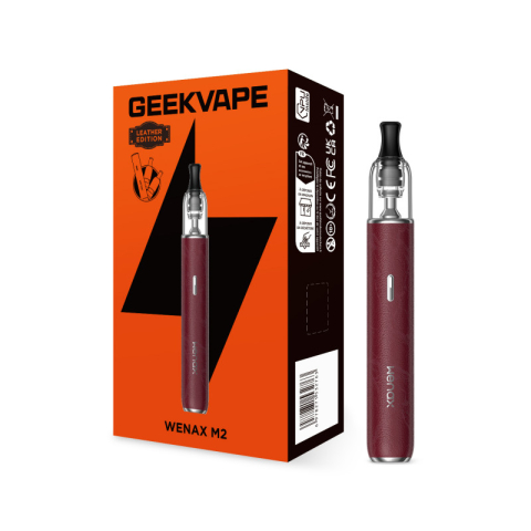Kit Wenax M2 Leather Edition 1200mAh, Geekvape - Wine Red [1]