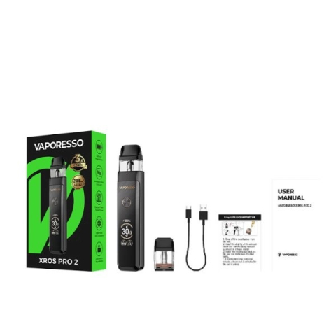 Kit XROS PRO 2 Vaporesso - Glittering Black [1]