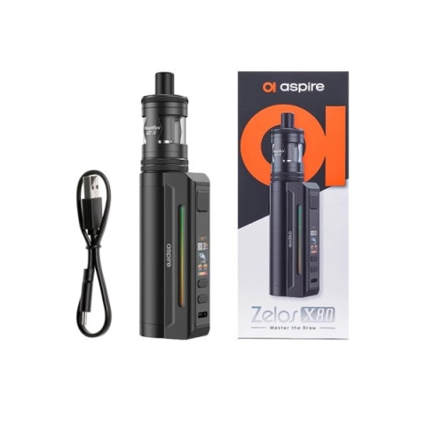 Kit Zelos X80, Aspire - Full Black [1]