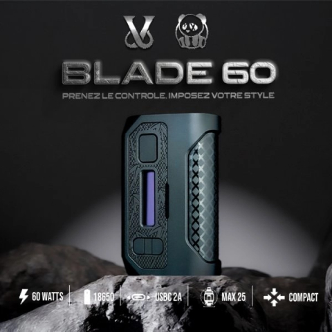 Mod Blade DNA60, Vypers Vapes X Wick'd - Black / Silver [5]