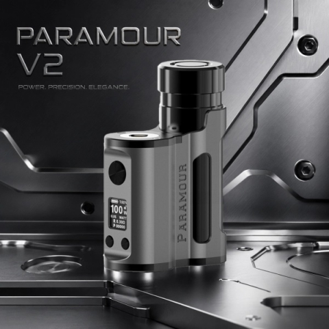 Mod Paramour V2 SBS 100W 18650/21700 , Mechvape - Full Silver [1]