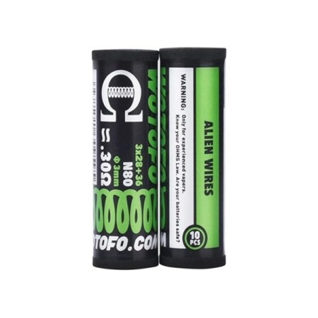 V-X - Ni80 Alien Prebuilt Coil 3*28+36G-0.3Ω, Wotofo