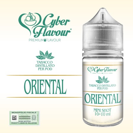 Cyber Flavour - Oriental - Tobacco Distillato per Pod 10ml, Cyber Flavour