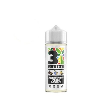 3 Fruits - Passionfruit Plumb Lemon, 3 Fruits 100ml