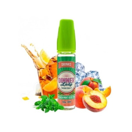 Dinner Lady - Peach Mint Iced Tea, Dinner Lady 50ml