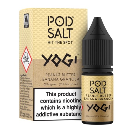 Pod Salt - Peanut Butter Banana Granola, Pod Salt Core 10ml