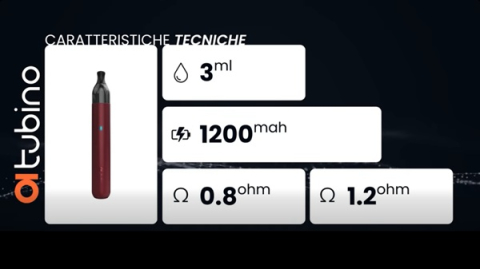 Pod TUBINO 1200mAh, Aspire - Black [1]