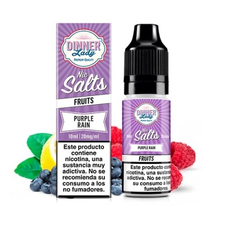 Dinner Lady - Purple Rain, Dinner Lady Salts 10ml