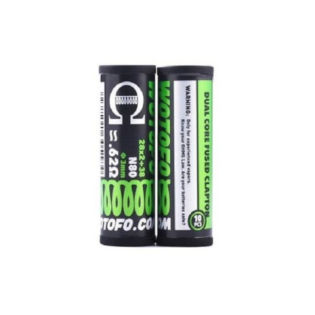 V-X - Rezistente Dual Core Fused Clapton Ni80 28x2+38ga, Wotofo