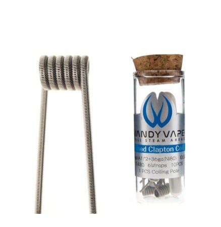 Vandy Vape - Rezistente Fused Clapton 26ga(A1)*2+36ga(Ni80), Vandy Vape