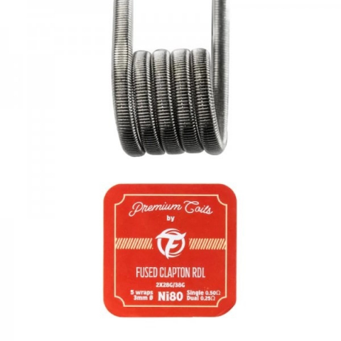 D-F - Rezistente Micro Fused Clapton MTL Ni80 0.5ohm, Fumytech