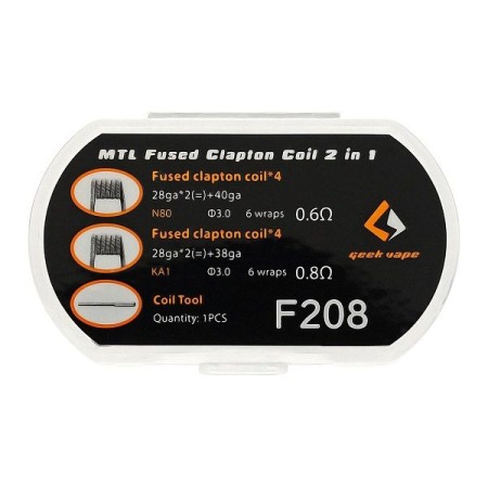 GeekVape - Rezistente MTL Fused Clapton F208, Geekvape
