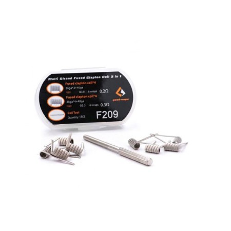 Rezistente D.I.Y - Rezistente Multi Strand Fused Clapton F209, GeekVape