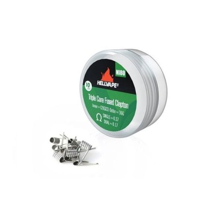HellVape - Rezistente Ni80 MTL Fused Clapton Triple Core, Hellvape