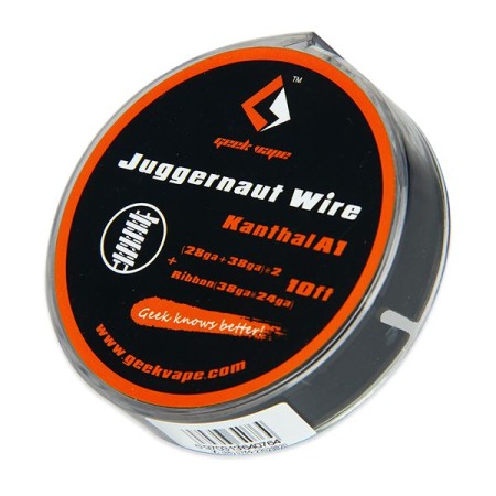 GeekVape - Rola Kanthal A1 Juggernaut (28GA+38GA) x2+Ribbon (38GAx24GA), Geekvape