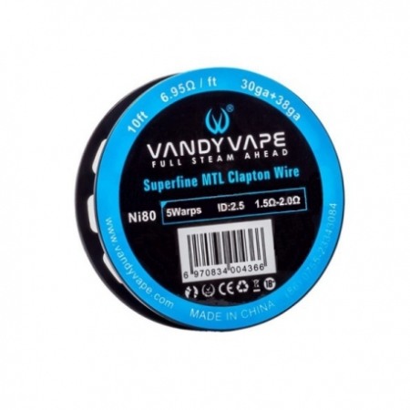 Vandy Vape - Rola Superfine MTL Clapton Ni80 30GA+38GA, Vandy Vape