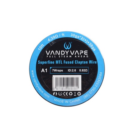 Vandy Vape - Rola Superfine MTL Fused Clapton KA1 30GA x 2 + 38GA