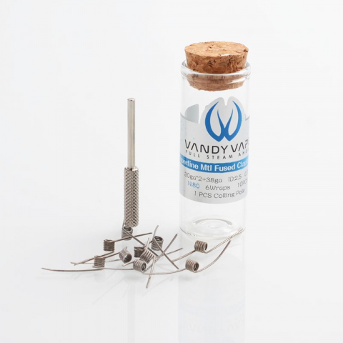 Vandy Vape - Sarme Superfine MTL Fused Clapton NI 80 30ga*2+38ga 0.7 ohm, Vandy VApe