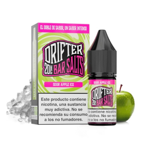 Juice Sauz - Sour Apple Ice, Juice Sauz Drifter Bar Salts 10ml