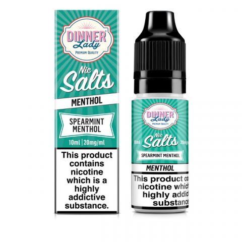 Dinner Lady - Spearmint Menthol, Dinner lady Salts 10ml